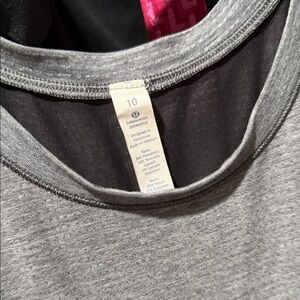 lululemon athletica Gray Muscle Tee